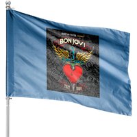 Drapeaux de Maison Bon Jovi 2022 - Impression Recto Verso — Drapeaux décoratifs