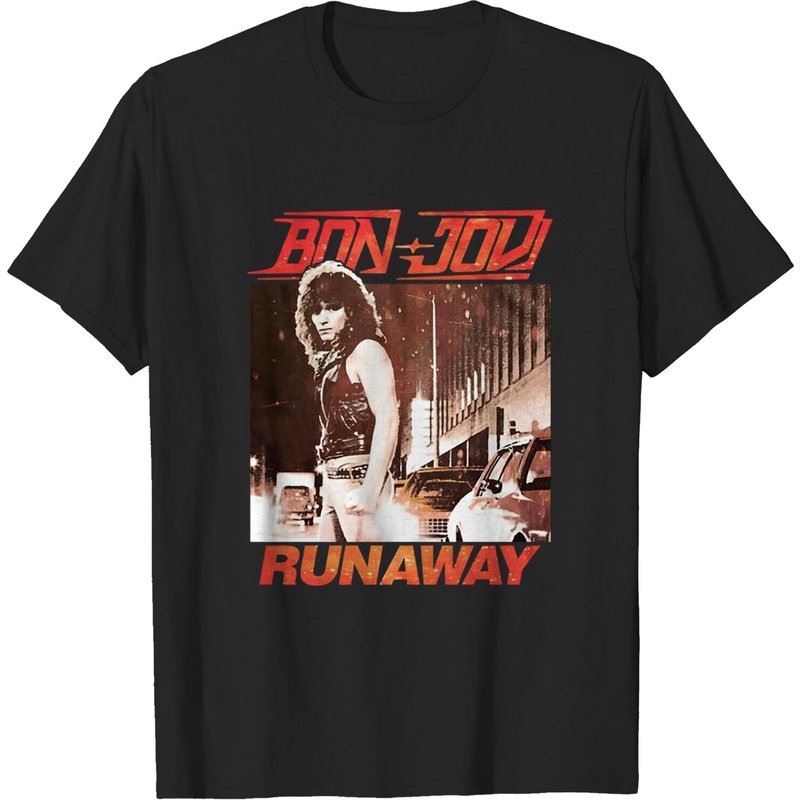 T-Shirt Bon Jovi 1983 pour hommes - Groupe de rock américain — T-shirts pour hommes