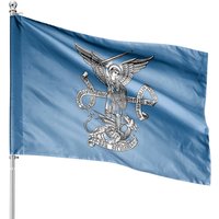 St Michael Protect As House Flag - Double-Sided Print