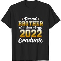 T-shirt Fier Frère d'un Diplômé de la Promotion 2022 — T-shirts pour hommes