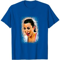 T-shirt pour hommes Kim Kardashian avec visage mignon et drôle en pleurs