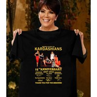 The Kardashians 15th Anniversary Signatures Shirt for Men
