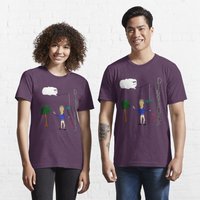 T-shirt essentiel Hand It Over pour hommes en noir