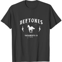 T-shirt Deftones pour hommes en noir — T-shirts pour hommes
