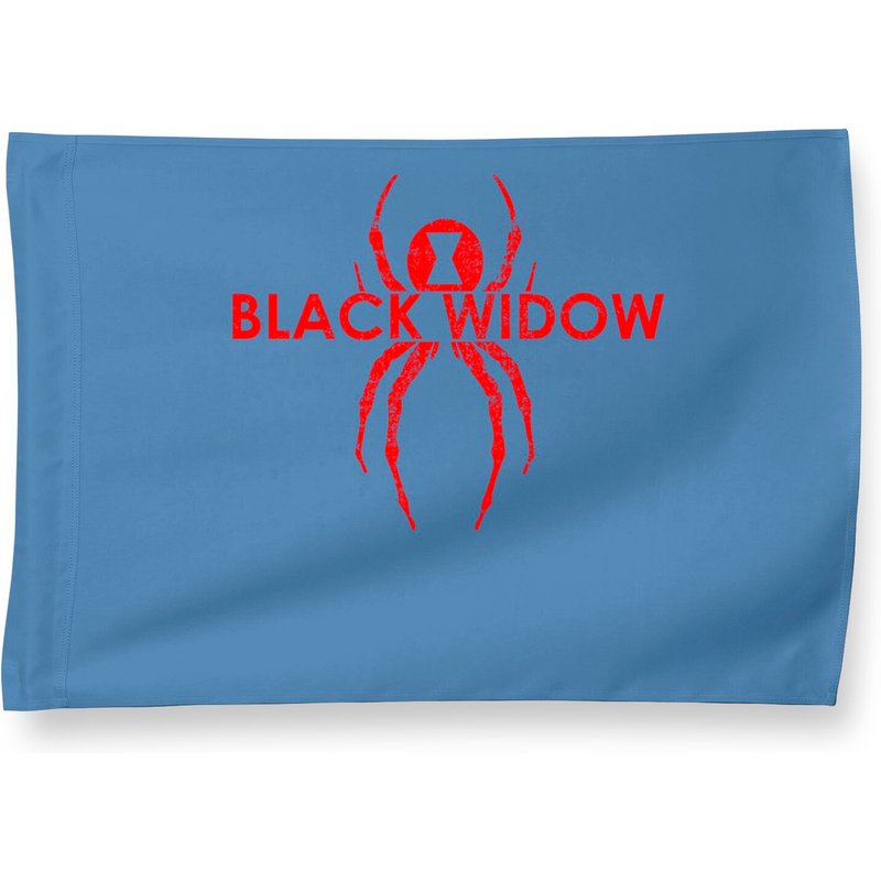 Black Widow Spider Gift House Flags - Double-Sided Print — Decorative Flags