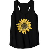 Débardeur graphique à manches courtes avec imprimé tournesol pour hommes — T-shirts pour hommes