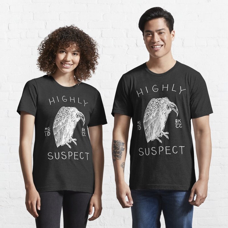 T-shirt Highly Cage, T-shirt essentiel The Suspect Elephant pour hommes — T-shirts pour hommes