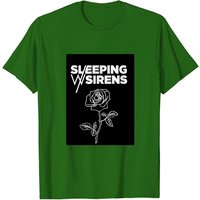 T-shirt classique avec logo rose Sleeping With Sirens pour hommes