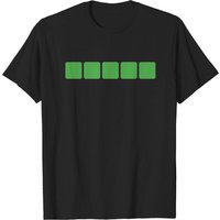 T-shirt Premium Wordle pour hommes en noir
