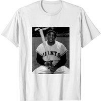 Willie Mays Classic T-Shirt for Men in Black