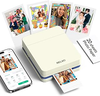 Nelko PP01 Portable Mini Color Wireless Photo Printer