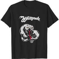 T-shirt essentiel Whitesnake pour hommes en noir — T-shirts pour hommes
