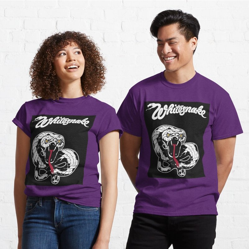 Whitesnake Rock Band Classic T-Shirt for Men