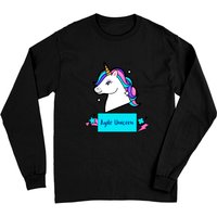 T-shirt à manches longues Agile Unicorn pour unisexe — T-shirts pour hommes