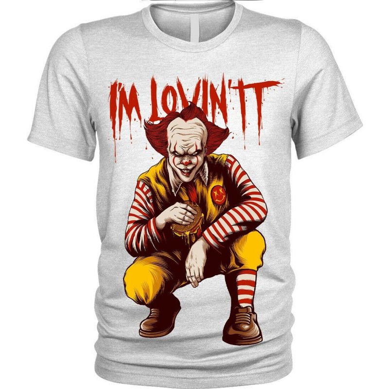 T-shirt I'm Lovin It pour hommes en noir
