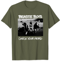 T-shirt Check Your Head des Beastie Boys en dégradé vintage pour hommes — T-shirts pour hommes