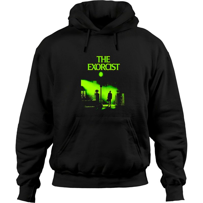 The Exorcist Men's Vintage Movie Hoodie - Horror Tee — Mens Hoodies