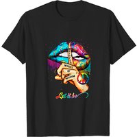T-shirt Whisper Words Of Wisdom Let Peace Signal Let It Be — T-shirts pour hommes
