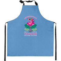 Flamingo Sayings Kitchen Apron Grandmingo for Grandmother