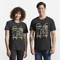 Csny Essential T-Shirt for Men in Black