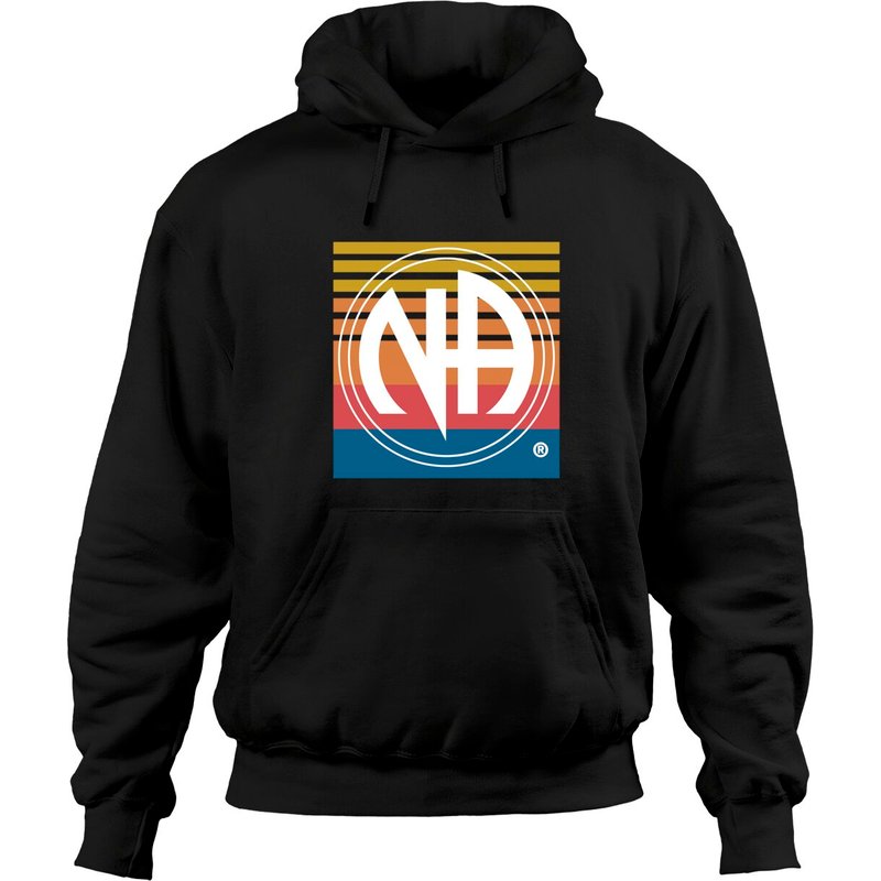 Hoodies Narcotics Anonymous Logo Vintage 12 Étapes Récupération — Sweats à capuche pour hommes