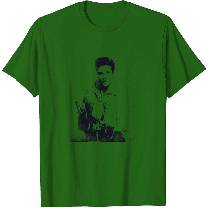 T-Shirt Portrait d'Elvis Presley pour Hommes — T-shirts pour hommes