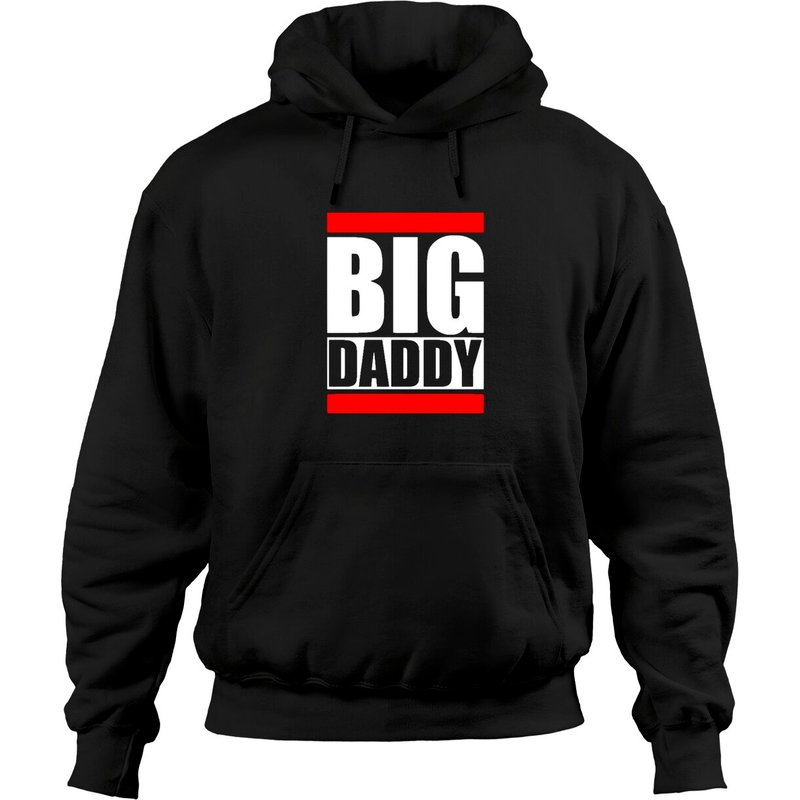 Hoodies Unisex Noir Big Daddy — Sweats à capuche pour hommes