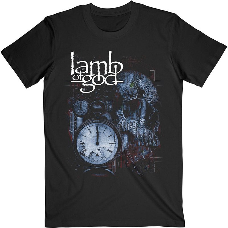 T-shirt Lamb Of God Circuitry Skull pour hommes — T-shirts pour hommes