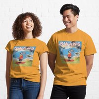 Swans White Light Classic T-Shirt for Men