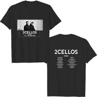 T-shirt 2cellos Tournée US 2022 pour hommes — T-shirts pour hommes