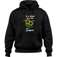 Hoodies Unisex Design Amoureux des Tournesols — Sweats à capuche pour hommes