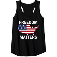 Débardeurs Freedom Matters pour hommes - Noir