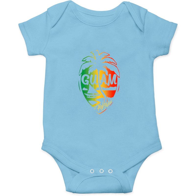 Body Guam Drapeau Fierté Insulaire Chamorro Histoire — Bodys bébé