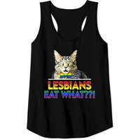 Débardeurs Lesbians Eat What Cat pour hommes - Noir — T-shirts pour hommes