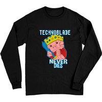 T-shirt à manches longues Technoblade Never Dies pour unisex — T-shirts pour hommes
