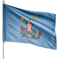 Drapeaux de Maison Inspector Gadget - Impression Recto Verso — Drapeaux décoratifs
