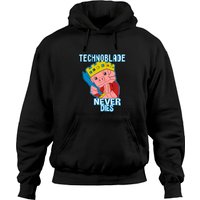Technoblade Never Dies Unisex Hoodie - Black