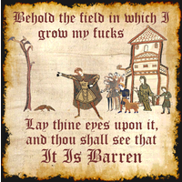 Behold The Field Medieval Dank Meme Men's T-Shirt