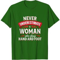 Hand and Foot Card Game T-Shirt for Men - Funny Player Gift