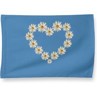 Drapeaux de Maison Daisy Heart - Fleurs - Impression Double Face — Drapeaux décoratifs