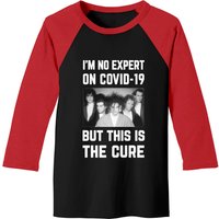 Je Ne Suis Pas Expert Sur Covid-19 Mais Ceci Est Le Remède T-Shirt Baseball Long — T-shirts pour hommes
