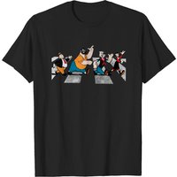Popeye The Sailor Man Abbey Road Adult T-Shirt Black