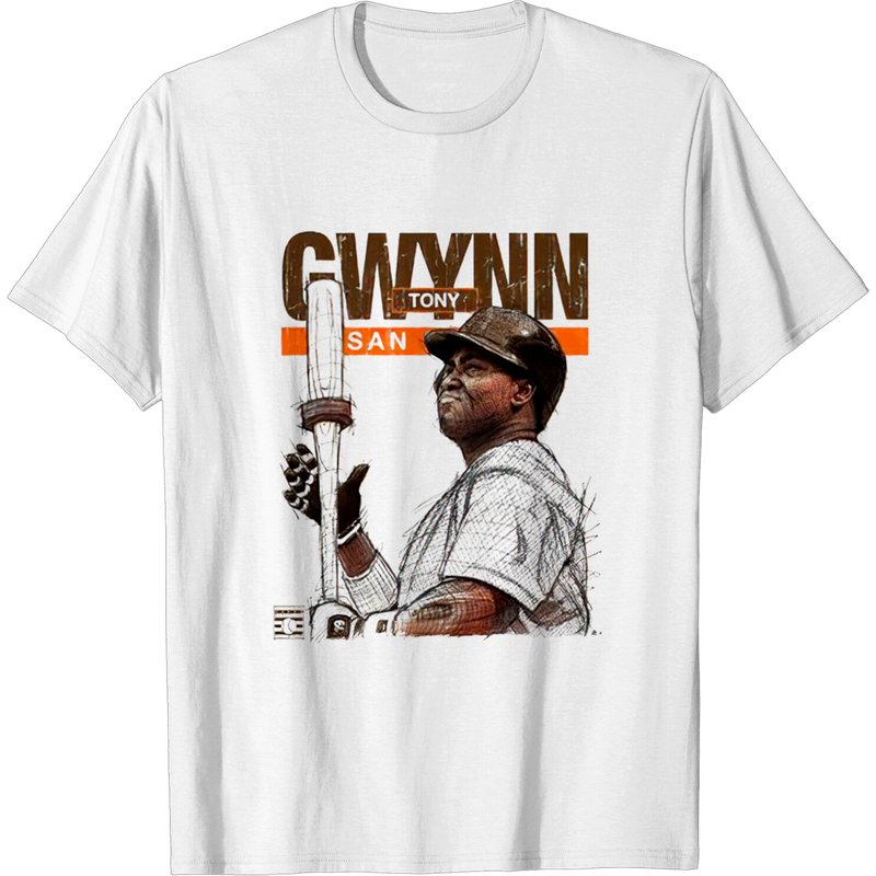 Tony Gwynn Men's Cotton T-Shirt - San Diego Baseball — Mens T Shirts