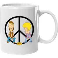 Beavis And Butt-head Mugs Peace Sign — Mugs & Tumblers