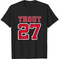 Mike Trout - T-shirt officiel classique des Angels pour hommes — T-shirts pour hommes