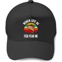 Casquette de Pêche Vintage 'Women Love Me Fish Fear Me — Casquette de baseball