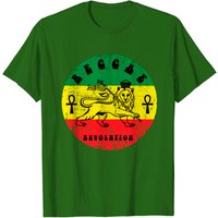 T-Shirt Reggae pour Hommes en Noir — T-shirts pour hommes