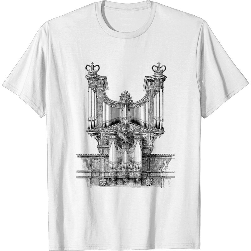 T-shirt pour hommes Organ Case Chapel Of King’s College Cambridge — T-shirts pour hommes