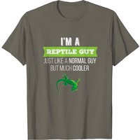 Reptiles Je suis un gars des reptiles T-shirt pour hommes en noir
