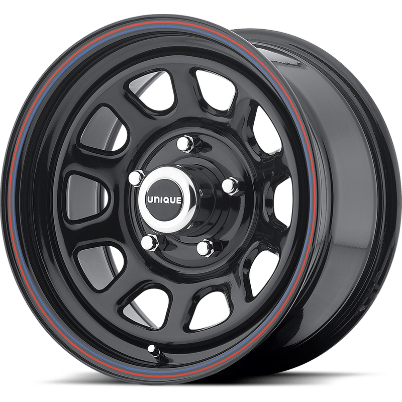 Jantes American Racing AR767 Noires Brillantes avec Rayures - 15x7 — Roues et jantes